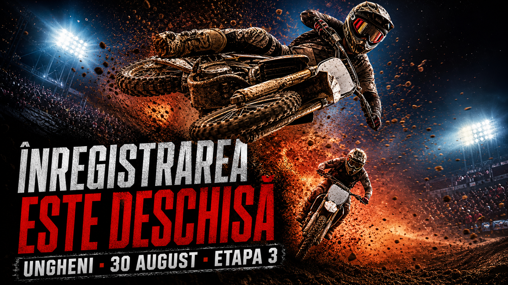 Înregistrarea pentru motocross la Ungheni este deschisă